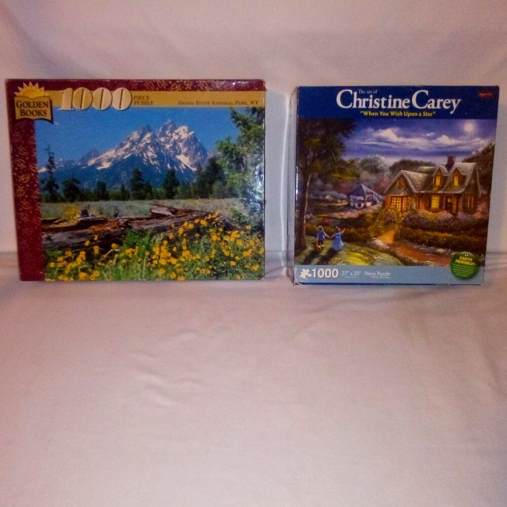 (2) Jigsaw Puzzles: 1000 Pieces. Landscapes